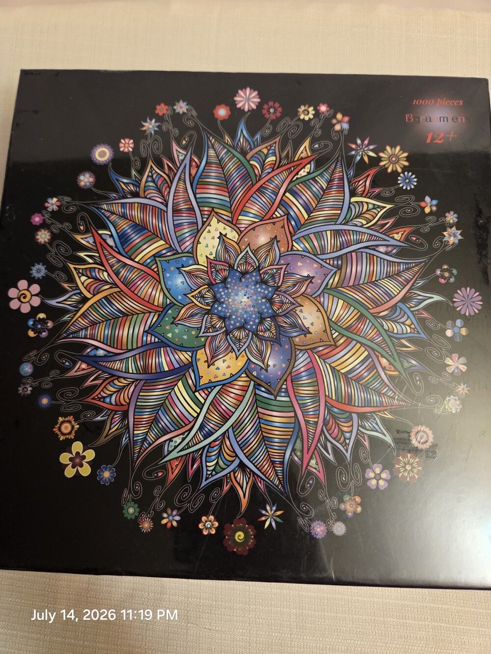 Bgraamiens Puzzle Flower Whisper 1000-Piece Jigsaw Puzzle, Multicolor, 12+